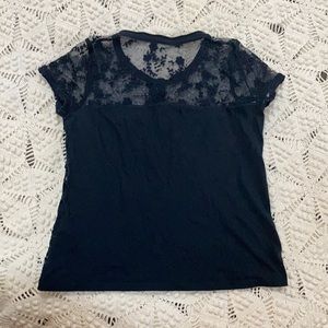Abercrombie Kids Lace Blouse Top Shirt Size XL